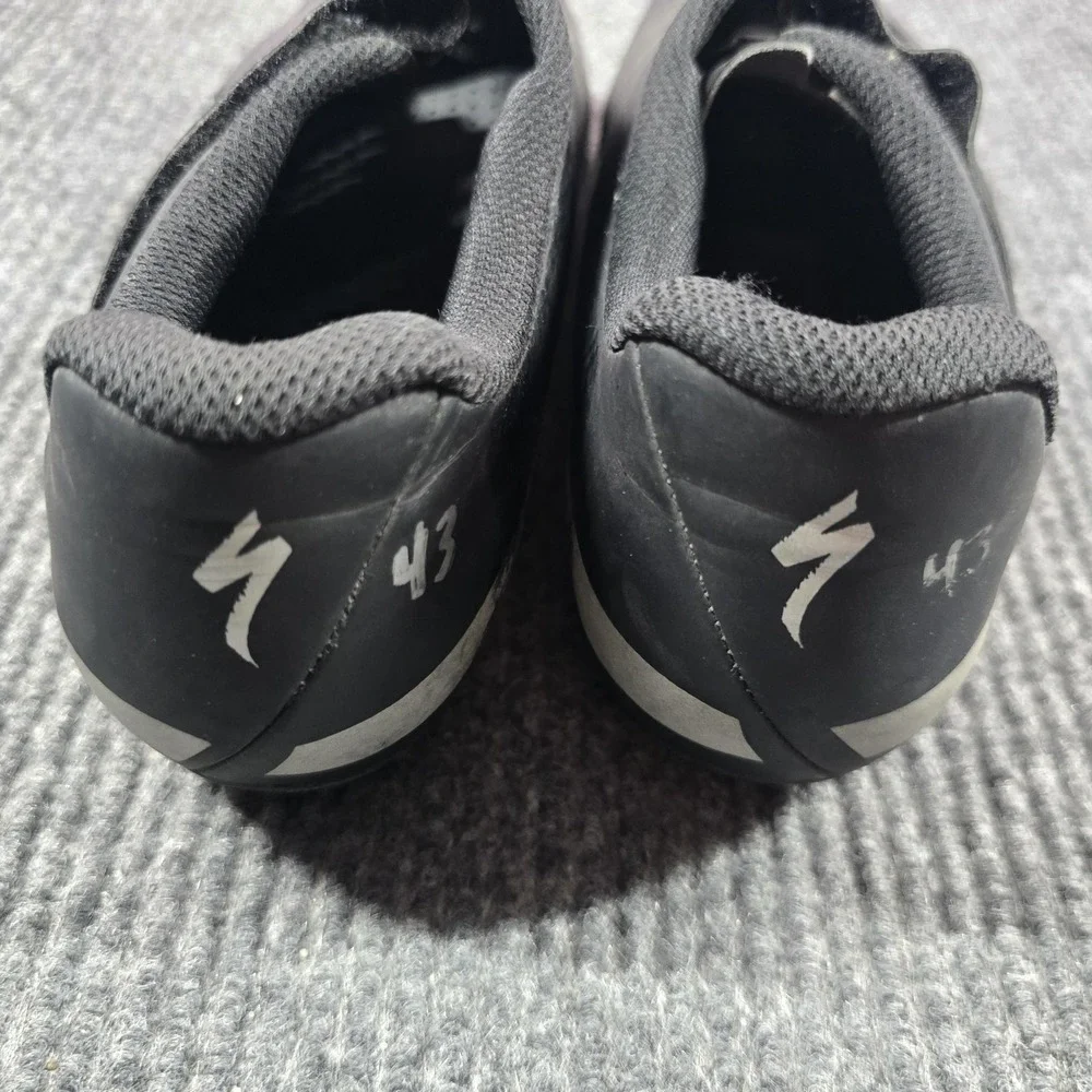 Specialized Torch 1.0 Cycling Shoes Mens 9.5 EU 43‎ Black 3-Bolt Road
